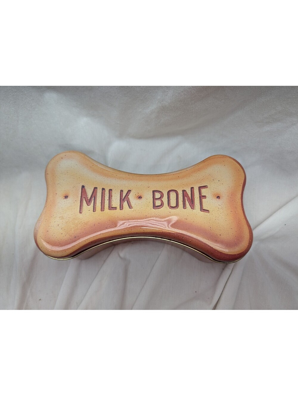 Milk Bone Limited Edition Collector's Tin Dog Biscuit Storage 1995 Vintage